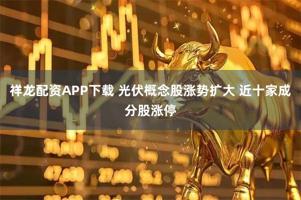 祥龙配资APP下载 光伏概念股涨势扩大 近十家成分股涨停